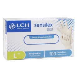 Gant latex non poudré boite de 100