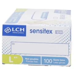 Gant latex non poudré boite de 100