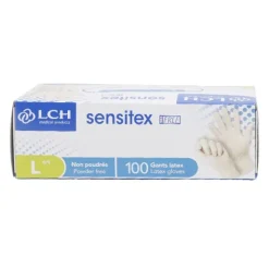 Gant latex non poudré boite de 100