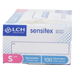 Gant latex non poudré boite de 100