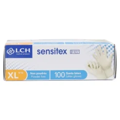 Gant latex non poudré boite de 100