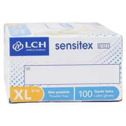Gant latex non poudré boite de 100