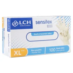 Gant latex non poudré boite de 100