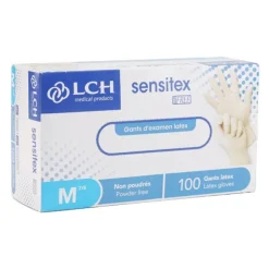 Gant latex non poudré boite de 100