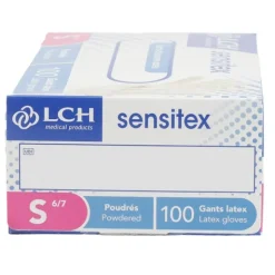 Gants latex poudrés par 100
