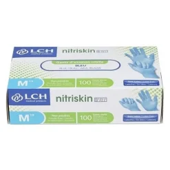 Gants nitrile non poudrés non stériles