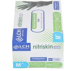 Gants nitrile non poudrés non stériles