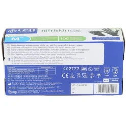 Gants nitrile non poudrés non stériles
