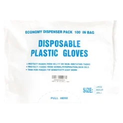 Gants polyéthylène 100 unités