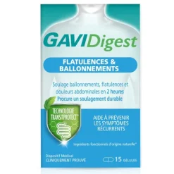 GaviDigest Flatulences et ballonnements gélules
