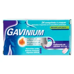 Gavinium menthe sans sucre comprimé à croquer