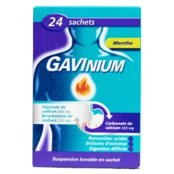 Gavinium menthe suspension buvable en sachets