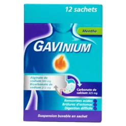 Gavinium menthe suspension buvable en sachets