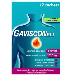 Gavisconell menthe sans sucre stick