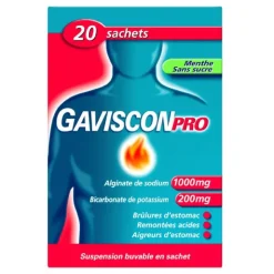 Gaviscon Pro menthe stick Sans sucre