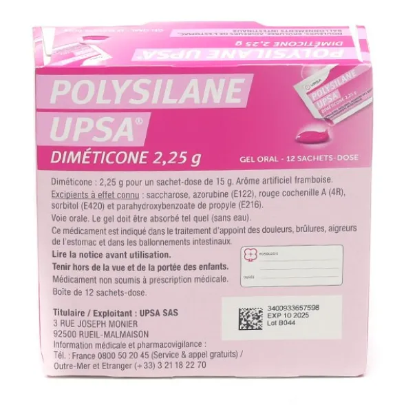 Gel de Polysilane UPSA sachet