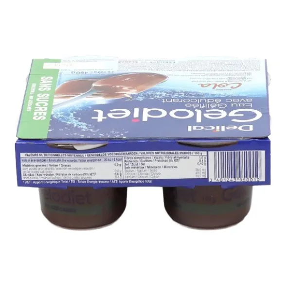 Gelodiet eau gélifiée sans sucres