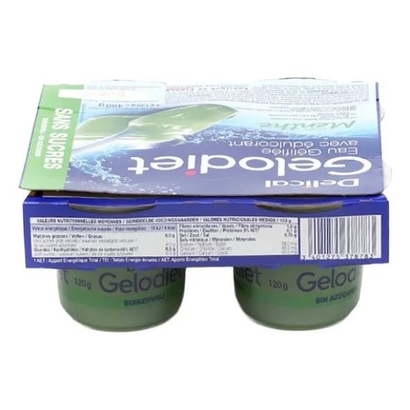 Gelodiet eau gélifiée sans sucres