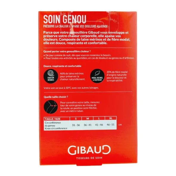 Gibaud Genouillère Chaleur