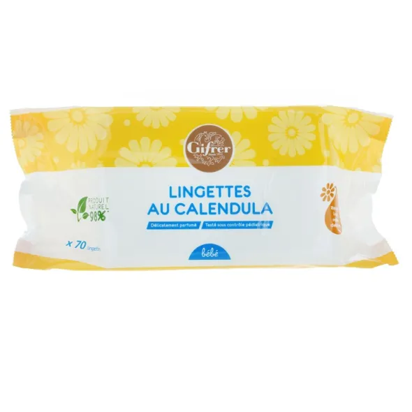 Gifrer Bébé lingettes au calendula