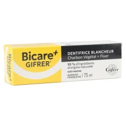 Gifrer Bicare Plus dentifrice blanchissant au charbon végétal