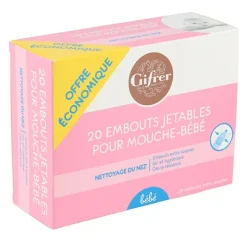Gifrer embouts jetables pour mouche-bébé