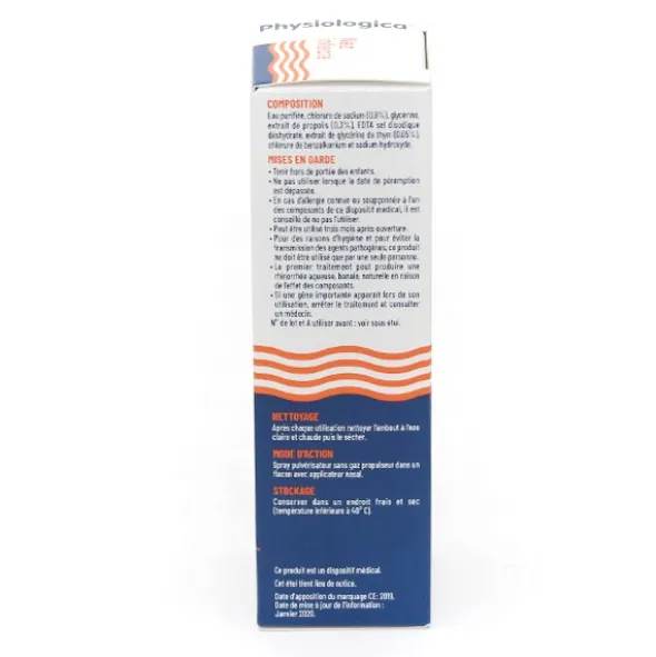 Gifrer Physiologica Spray nez infecté