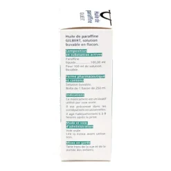 Gilbert huile de paraffine solution buvable