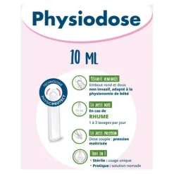 Gilbert Physiodose unidoses en plastique d'origine végétale