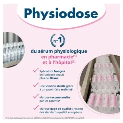 Gilbert Physiodose unidoses en plastique d'origine végétale