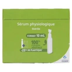 Gilbert Physiodose unidoses en plastique d'origine végétale