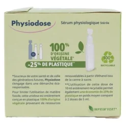Gilbert Physiodose unidoses en plastique d'origine végétale