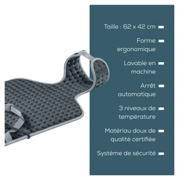 Gilet chauffant dos et nuque Beurer