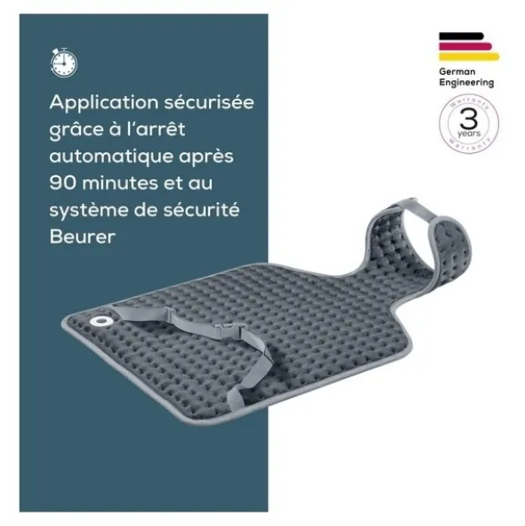 Gilet chauffant dos et nuque Beurer