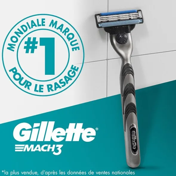 Gillette Mach3 rasoir 3 lames