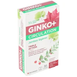 Ginko+ Circulation Jambes légères comprimés