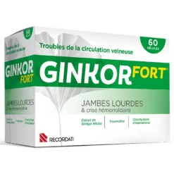 Ginkor Fort gélules Jambes lourdes