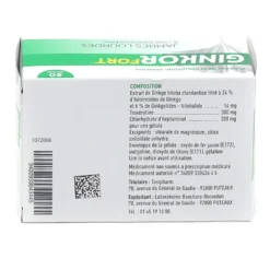 Ginkor Fort gélules Jambes lourdes