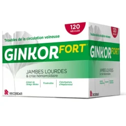 Ginkor Fort gélules Jambes lourdes