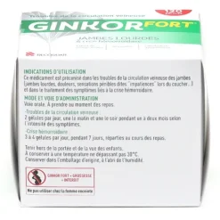 Ginkor Fort gélules Jambes lourdes