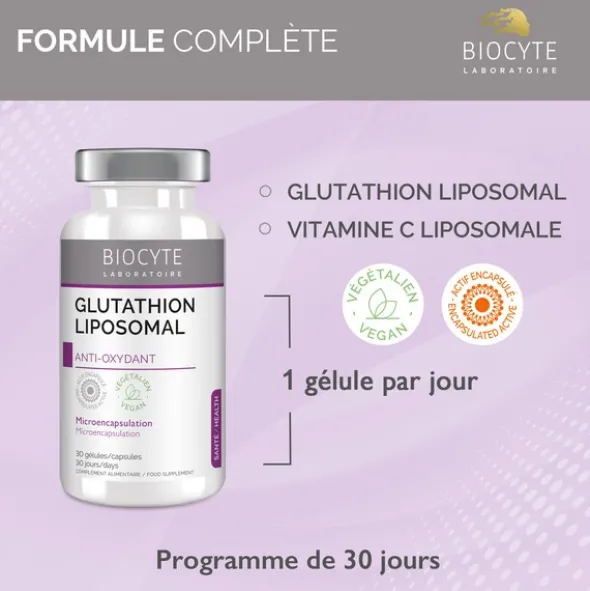 Glutathion Liposomal gélules Biocyte