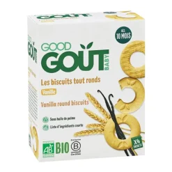 Good Goût Biscuits Tout Ronds Vanille Bio