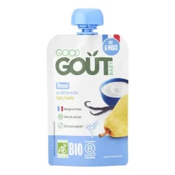 Good Goût brassé au lait de vache Poire Vanille bio