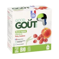 Good Goût brassé végétal pêche framboise bio