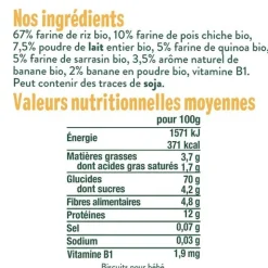 Good Goût carrés banane Bio