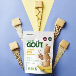 Good Goût carrés banane Bio