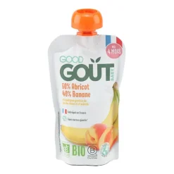 Good Goût Compote Abricot banane Bio