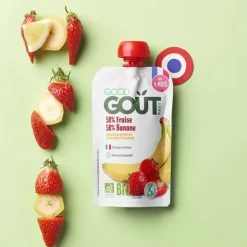 Good Goût Compote fraise banane Bio