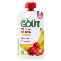 Good Goût Compote fraise banane Bio