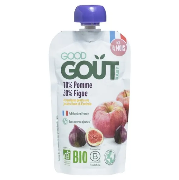 Good Goût compote pomme figue Bio